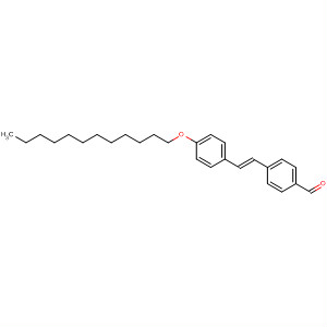 Benzaldehyde, 4-[(1E)-2-[4-(dodecyloxy)phenyl]ethenyl]- molecular structure