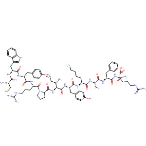 L-Argininamide,L-cysteinyl-L-tryptophyl-L-tyrosyl-L-arginyl-L-prolyl-L-isoleucyl-L-tyrosyl-L-lysyl-L-alanyl-L-phenylalanyl-