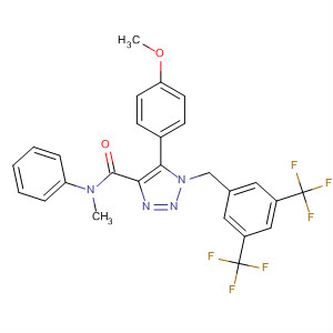 1H-1,2,3-Triazole-4-carboxamide,1-[[3,5-bis(trifluoromethyl)phenyl]methyl]-5-(4-methoxyphenyl)-N-methyl-N-phenyl-