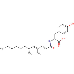 D-Tyrosine, N-[(2E,4E,6R)-4,6-dimethyl-1-oxo-2,4-dodecadienyl]-