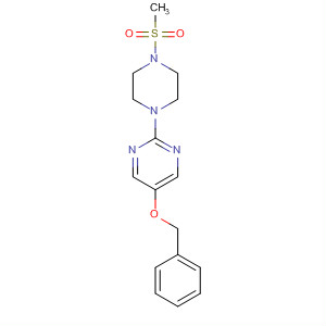 Piperazine, 1-(methylsulfonyl)-4-[5-(phenylmethoxy)-2-pyrimidinyl]-