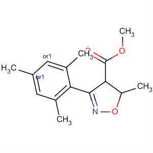 4-Isoxazolecarboxylic acid,4,5-dihydro-5-methyl-3-(2,4,6-trimethylphenyl)-, methyl ester,(4R,5S)-rel-