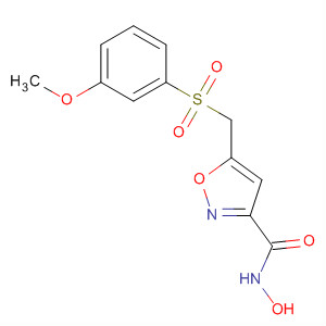 3-Isoxazolecarboxamide,N-hydroxy-5-[[(3-methoxyphenyl)sulfonyl]methyl]-