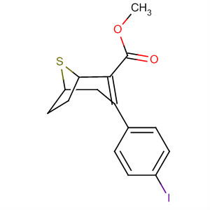 8-Thiabicyclo[3.2.1]oct-2-ene-2-carboxylic acid, 3-(4-iodophenyl)-,methyl ester