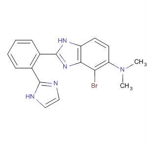 1H-Benzimidazol-5-amine,4-bromo-2-[2-(1H-imidazol-2-yl)phenyl]-N,N-dimethyl-