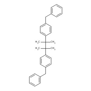 Benzene, 1,1'-(1,1,2,2-tetramethyl-1,2-ethanediyl)bis[4-(phenylmethyl)- molecular structure