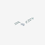Mercury, ethenylethynyl- molecular structure