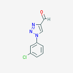 1H-1,2,3-Triazole-4-carboxaldehyde, 1-(3-chlorophenyl)- molecular structure