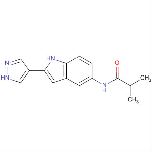 Propanamide, 2-methyl-N-[2-(1H-pyrazol-4-yl)-1H-indol-5-yl]-