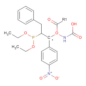 Carbamic acid, [(1R)-2-(diethoxyphosphinyl)-1-(4-nitrophenyl)ethyl]-,phenylmethyl ester