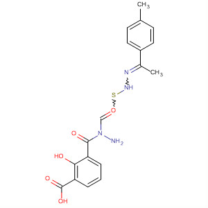 Benzoic acid, 2-hydroxy-,2-[[[1-(4-methylphenyl)ethylidene]hydrazino]thioxomethyl]hydrazide