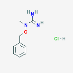 1-(benzyloxy)-1-methylguanidine hydrochloride (1:1) molecular structure