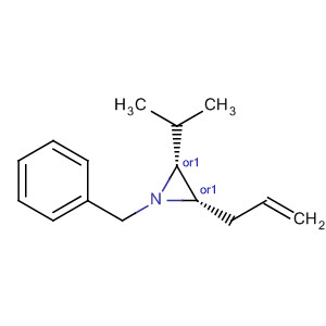 Aziridine, 2-(1-methylethyl)-1-(phenylmethyl)-3-(2-propenyl)-,(2R,3S)-rel-