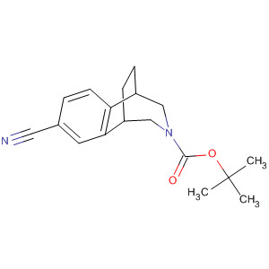 1,5-Ethano-3H-3-benzazepine-3-carboxylic acid,7-cyano-1,2,4,5-tetrahydro-, 1,1-dimethylethyl ester molecular structure