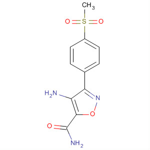 5-Isoxazolecarboxamide, 4-amino-3-[4-(methylsulfonyl)phenyl]-