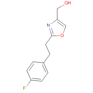 4-Oxazolemethanol, 2-[2-(4-fluorophenyl)ethyl]- molecular structure