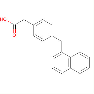 Benzeneacetic acid, 4-(1-naphthalenylmethyl)- molecular structure