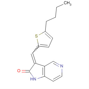 2H-Pyrrolo[3,2-c]pyridin-2-one,3-[(5-butyl-2-thienyl)methylene]-1,3-dihydro-
