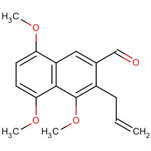 2-Naphthalenecarboxaldehyde, 4,5,8-trimethoxy-3-(2-propenyl)-