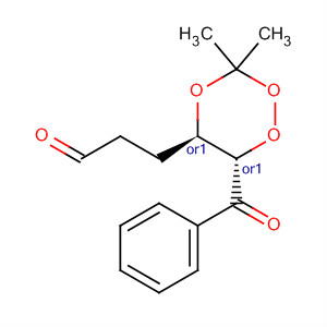 1,2,4-Trioxane-5-propanal, 6-benzoyl-3,3-dimethyl-, (5R,6S)-rel-