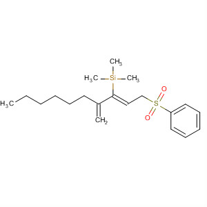 Silane, trimethyl[(1Z)-2-methylene-1-[2-(phenylsulfonyl)ethylidene]octyl]-