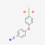 4-[4-(methylsulfonyl)phenoxy]benzonitrile