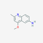4-methoxy-2-methyl-6-Quinolinamine molecular structure