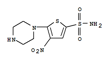 4-NITRO-5-PIPERAZINOTHIOPHENE-2-SULFONAMIDE