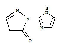 2-PYRAZOLIN-5-ONE,1-(2-IMIDAZOLYL)-