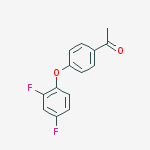 4'-(2,4-DIFLUOROPHENOXY)ACETOPHENONE molecular structure