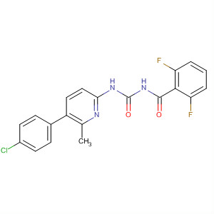 Benzamide,N-[[[5-(4-chlorophenyl)-6-methyl-2-pyridinyl]amino]carbonyl]-2,6-difluoro-