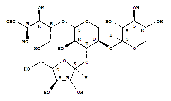 arabinosylxylotriose molecular structure