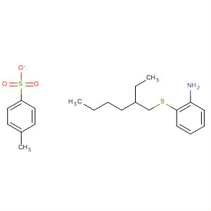 Benzenamine, 2-[(2-ethylhexyl)thio]-, 4-methylbenzenesulfonate molecular structure