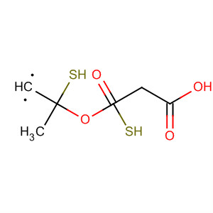 Propanedioic acid, 1,3-dithiol-2-ylidene-, mono(1-methylethyl) ester molecular structure