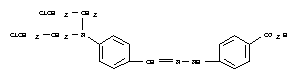 4-(2-{4-[bis(2-chloroethyl)amino]benzylidene}hydrazinyl)benzoic acid molecular structure