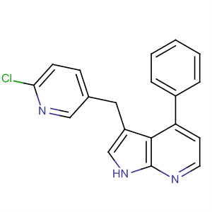 1H-Pyrrolo[2,3-b]pyridine, 3-[(6-chloro-3-pyridinyl)methyl]-4-phenyl-