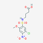 4-{[(5-chloro-2-methoxy-4-nitrophenyl)sulfonyl]amino}butanoic acid