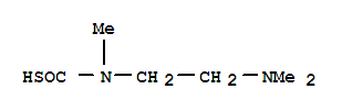 CARBAMOTHIOIC ACID [2-(DIMETHYLAMINO)ETHYL]METHYL- molecular structure