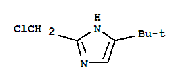 1H-Imidazole,  2-(chloromethyl)-5-(1,1-dimethylethyl)- molecular structure