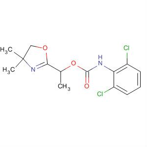 Carbamic acid, (2,6-dichlorophenyl)-,1-(4,5-dihydro-4,4-dimethyl-2-oxazolyl)ethyl ester
