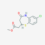 Methyl 2-(7-chloro-4-oxo-3,5-dihydro-2h-1,5-benzothiazepin-2-yl)acetate molecular structure