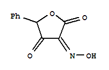 2,3,4(5H)-Furantrione,5-phenyl-, 3-oxime molecular structure