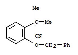 2-(2-(benzyloxy)phenyl)-2-methylpropanenitrile