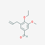 3-ALLYL-4-ETHOXY-5-METHOXY-BENZALDEHYDE molecular structure