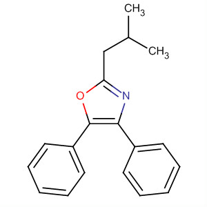 Oxazole, 2-(2-methylpropyl)-4,5-diphenyl- molecular structure