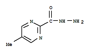 2-PYRIMIDINECARBOXYLIC ACID 5-METHYL-,HYDRAZIDE molecular structure
