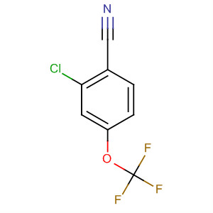 Benzonitrile, 2-chloro-4-(trifluoromethoxy)- molecular structure