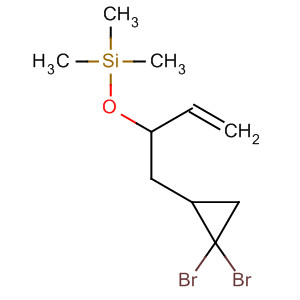 Silane, [[1-[(2,2-dibromocyclopropyl)methyl]-2-propenyl]oxy]trimethyl- molecular structure