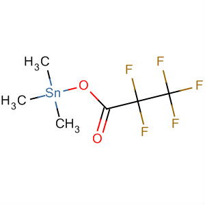 Stannane, trimethyl(2,2,3,3,3-pentafluoro-1-oxopropoxy)- molecular structure