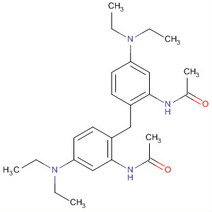 Acetamide, N,N'-[methylenebis[5-(diethylamino)-2,1-phenylene]]bis- molecular structure